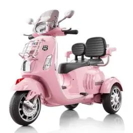 Dečiji motor na akumulator dvosed 12V Vespa roze