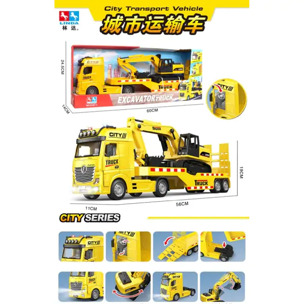 Transportni kamion sa bagerom CT170799