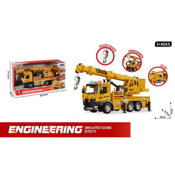 Kamion kran svetlo i zvuk CT486985