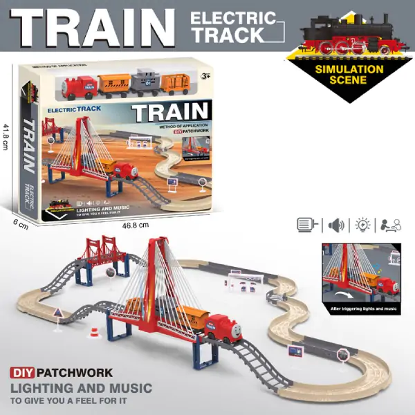 Voz i pruga sa mostićima CT295219