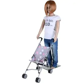 Kolica Sim Star grey pink CT126444