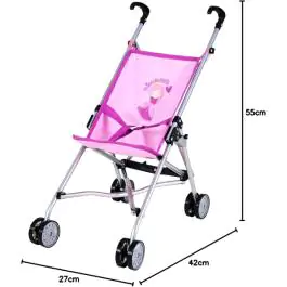 Kolica Sim Princess pink CT126376