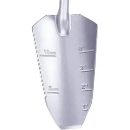 Lopatica cvećarska šira 340 mm ALU FESTA Garden – lagana aluminijumska lopatica sa mernom skalom