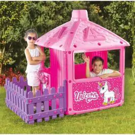 Dolu Toys Unicorn kućica za decu sa ogradom