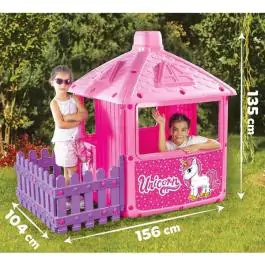 Dolu Toys Unicorn kućica za decu sa ogradom
