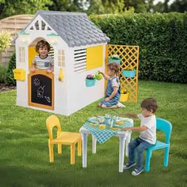 Kućica za decu sa stolom i stolicama 026798