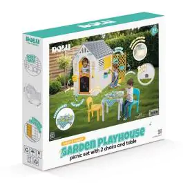 Kućica za decu sa stolom i stolicama 026798