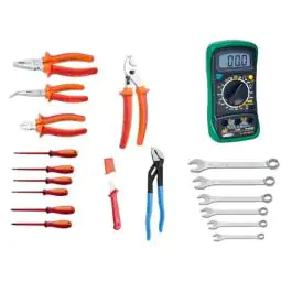 UNIOR Set od 19 alata za električare 90019