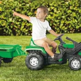 Dečiji Traktor sa kašikom i prikolicom 080486 Doly