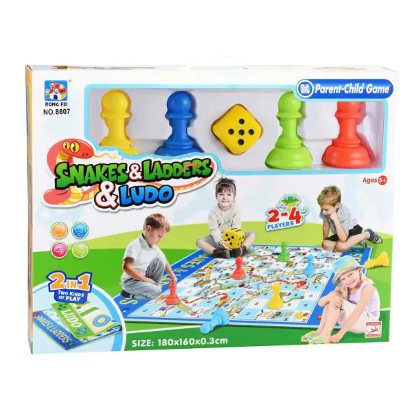 Džambo igra 2u1, Čoveče ne ljuti se + Zmije i merdevine 22-001000