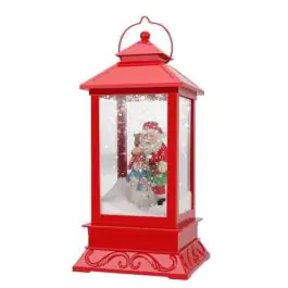 Božićni stoni fenjer 41 cm, crveni 41-885000