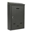 Poštansko sanduče crno 350x230x85 mm