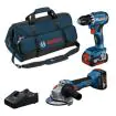 Bosch Set alata 18V GSR+GWS+2x4.0Ah+GAL, 0615A5007N