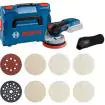 Set Bosch akumulatorska ekscentar brusilica GEX 18V-125 Solo + brusni diskovi starter M480, 0615A5004H