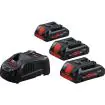 Bosch Starter Set (3x PC 18V 4.0Ah + GAL 1880), 0615990N2G