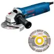 Bosch Ugaona brusilica GWS 1400 + dijamantska rezna ploča 0615990N1V