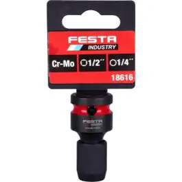 Festa udarni adapter 1/2" na 1/4" Cr-Mo &ndash; adapter za udarne bitove
