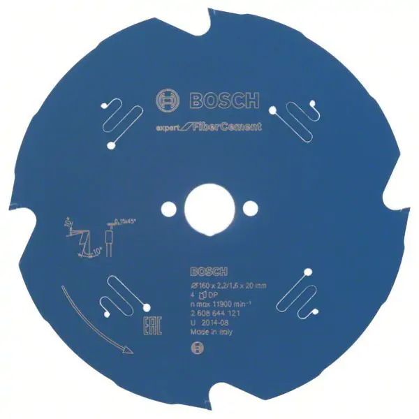 Expert for Fibre Cement list kružne testere Bosch 2608644121, 160 x 20 x 2,2 mm, 4