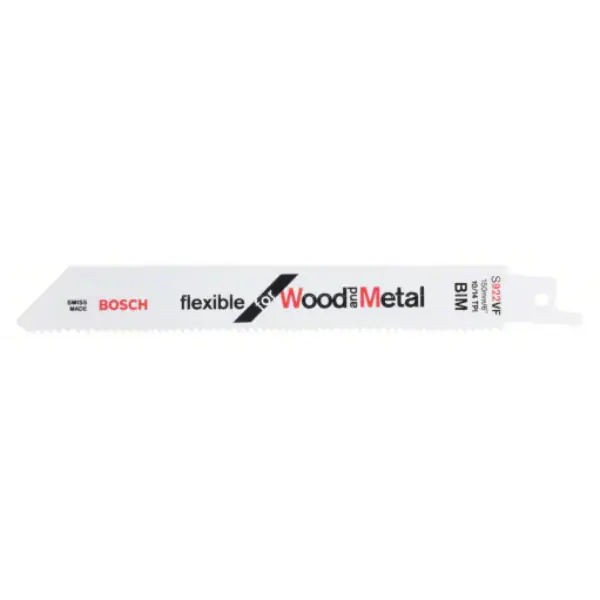 List univerzalne testere S 922 VF Bosch 2608657558, Flexible za Drvo i Metal