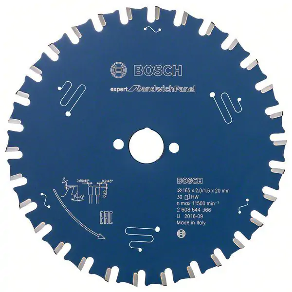 Testera za sendvič panele EX SH H 165x20-30 Bosch 2608644366