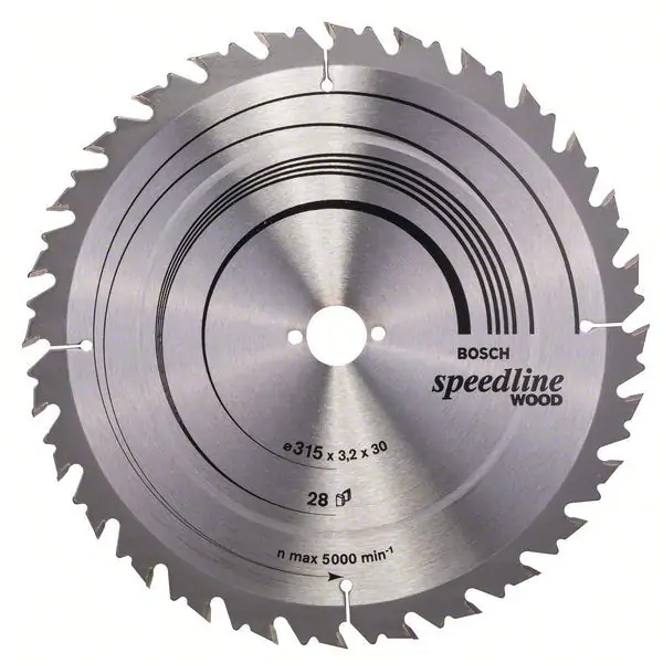 List kružne testere Speedline Wood Bosch 2608640682, 315 x 30 x 3,2 mm, 28