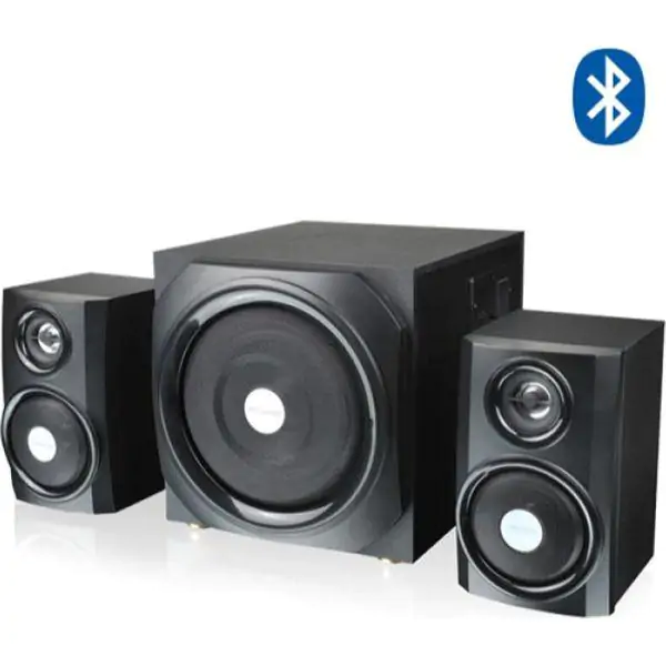 Microlab TMN9BT Aktivni drveni zvucnici 2.1 sistem 40W RMS (18W+2*11W) SD, USB, 3,5mm, Bluetooth