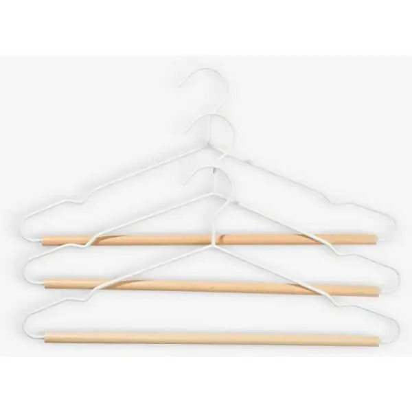 Vešalice BO D42cm 3kom/p bela