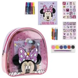 Ranac dečji sa setom za bojenje pk5 Minnie Cerda 2700001592 roze