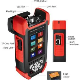 NOYAFA NF-981 OTDR Tester vlakana sa vizuelnim lokatorom kvarova i optičkim meračem snage