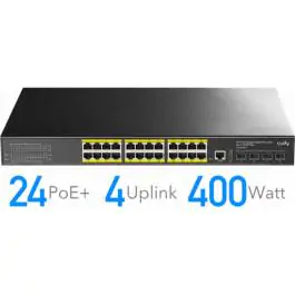 Cudy GS5024S4 24-Port Layer 3 Managed Gigabit Switch with 4 10G SFP Slots