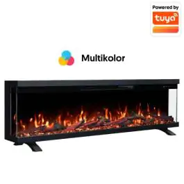 PROSTO smart elekt. panorama 50" 3u1 kamin 1800W