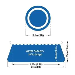 Avenli bazen 240x63 cm