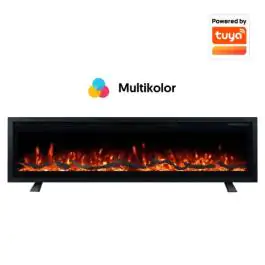 PROSTO smart električni 60" 3u1 multikolor kamin 1800W
