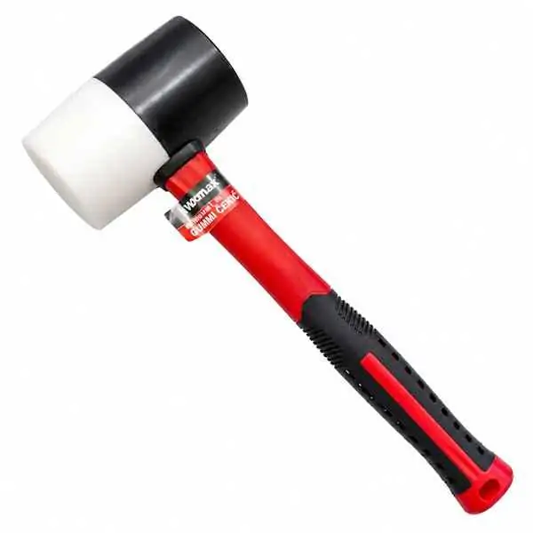 Gumeni čekić crno-beli 680g, TPR drška SG Tools