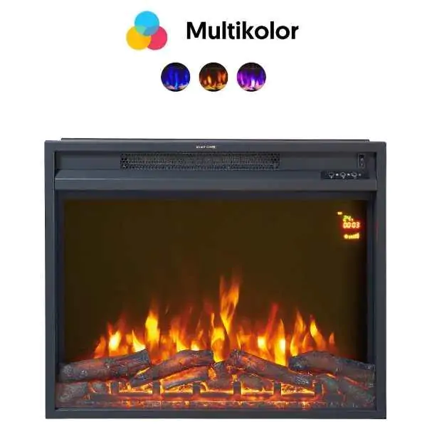PROSTO električni ugradni kamin 26" 2000W 3 boje