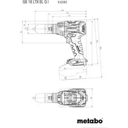 Metabo GB 18 LTX BL Q  Akumulatorska bu&scaron;ilica/zavrtac