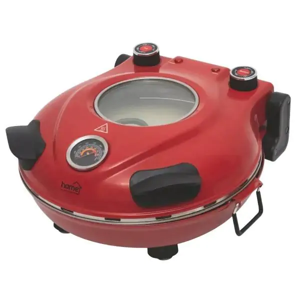 Električna pizza pekač 430°C 1200W