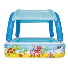 Bestway bazen za igru sa nadstrešnicom Beach Buddy 1.40x1.40x1.14m