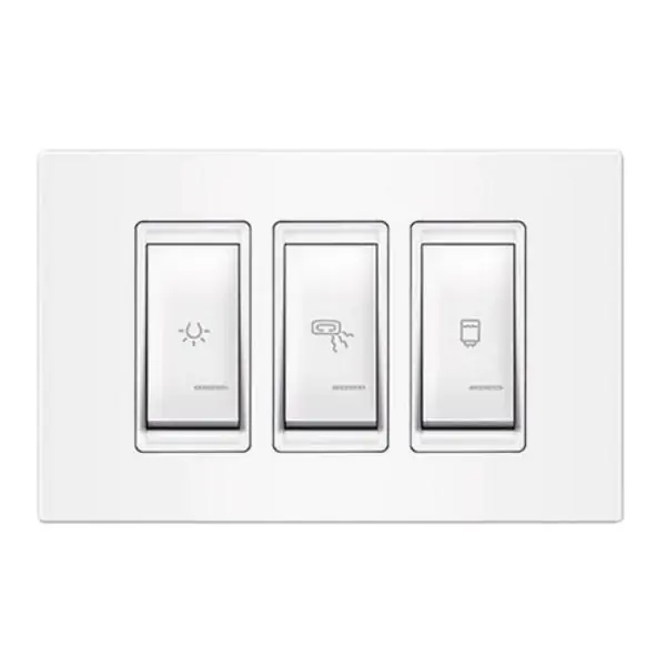 Set sklopki za kupatilo 3x16ax 250v~ sa indikacijom, univerzalni (svetlo, grejal ALING-CONEL