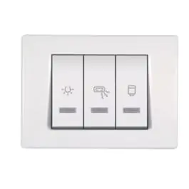 Sklopka Za Kupatilo Mode Indikat. 1X10+2X16A 250V~ Horiz., Bela