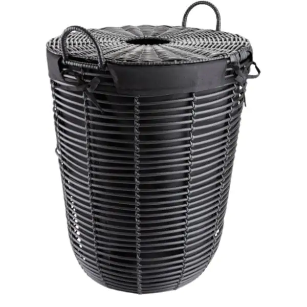 Korpa za veš ELIF Ø40xV56cm crna