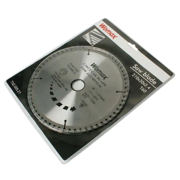 List Testere O210X30X2.6Mm T60 Za Aluminijum