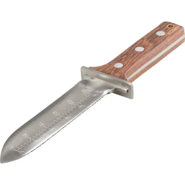 Naslov proizvoda  Strend Pro Premium Hori Hori baštenski nož sa futrolom i drvenom drškom