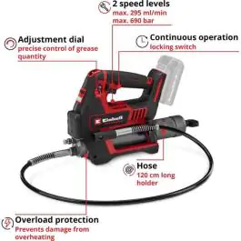 Einhell Professional TP-GR 18/690 Li Solo akumulatorska mazalica 18V 690 bara