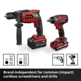 Einhell XL-CASE set bitova i burgija 95 delova – Kompletan pribor za bušilice i odvijače