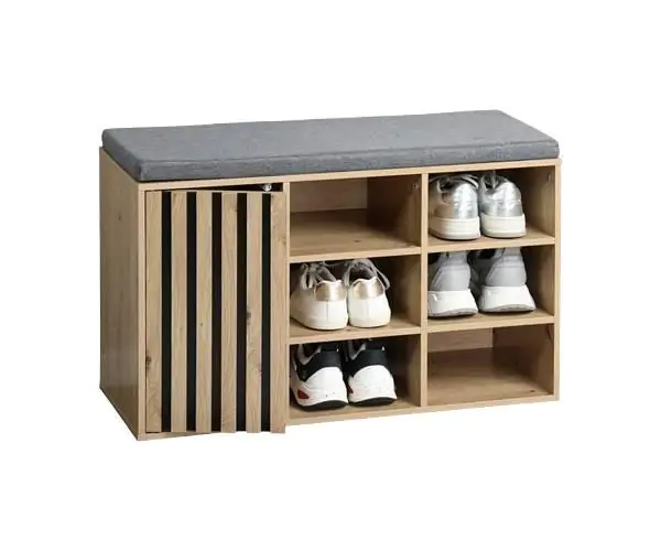KESPER KSP15946 CIPELARNIK  SA JASTUKOM ZA SEDENJE 76 x 48 x 29,5 CM