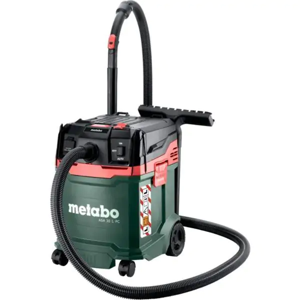 Metabo ASA 30 L PC (602086000) – Profesionalni usisivač za suvo i mokro usisavanje, klasa prašine L