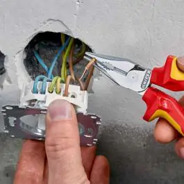 Knipex špicasta kombinovana klešta VDE 1000 V 145 mm 08 26 145