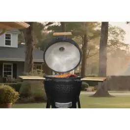Kamado roštilj 59,5 cm Green Bay – keramički roštilj za pečenje, dimljenje i sporo pripremanje hrane