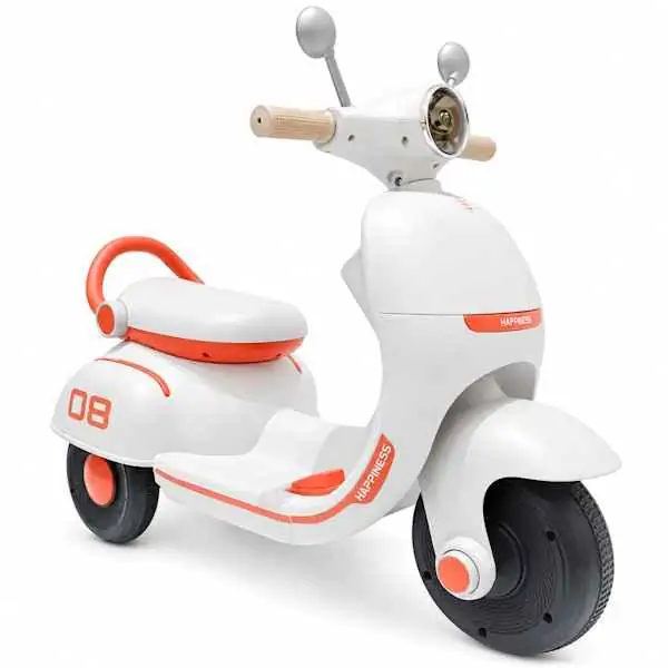 Motor skuter za decu  6v 1motor narandžasto sivi